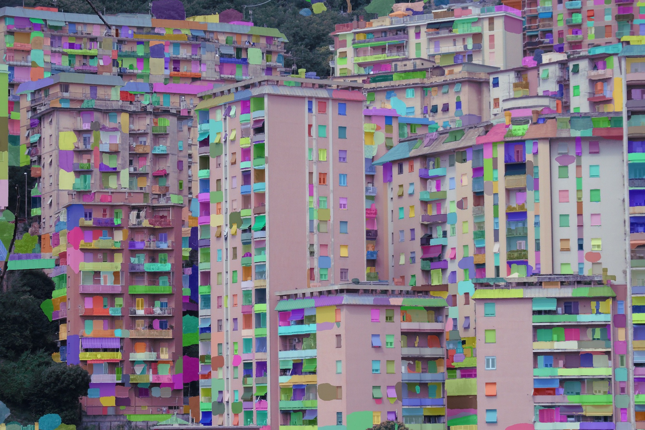 Whole image segmentation granularity 0.12